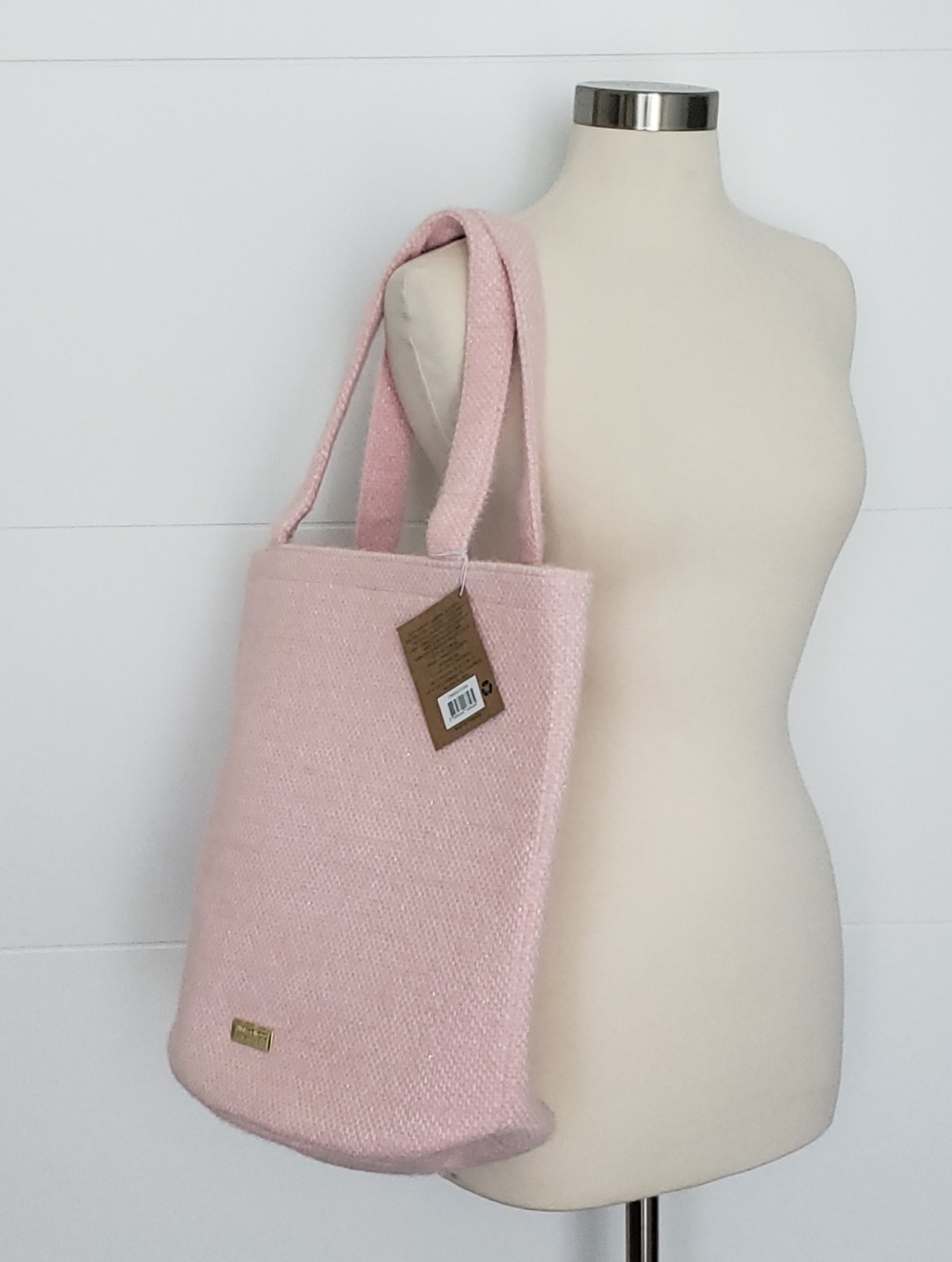 Jimmy Choo Shimmer Pink Tote Bag